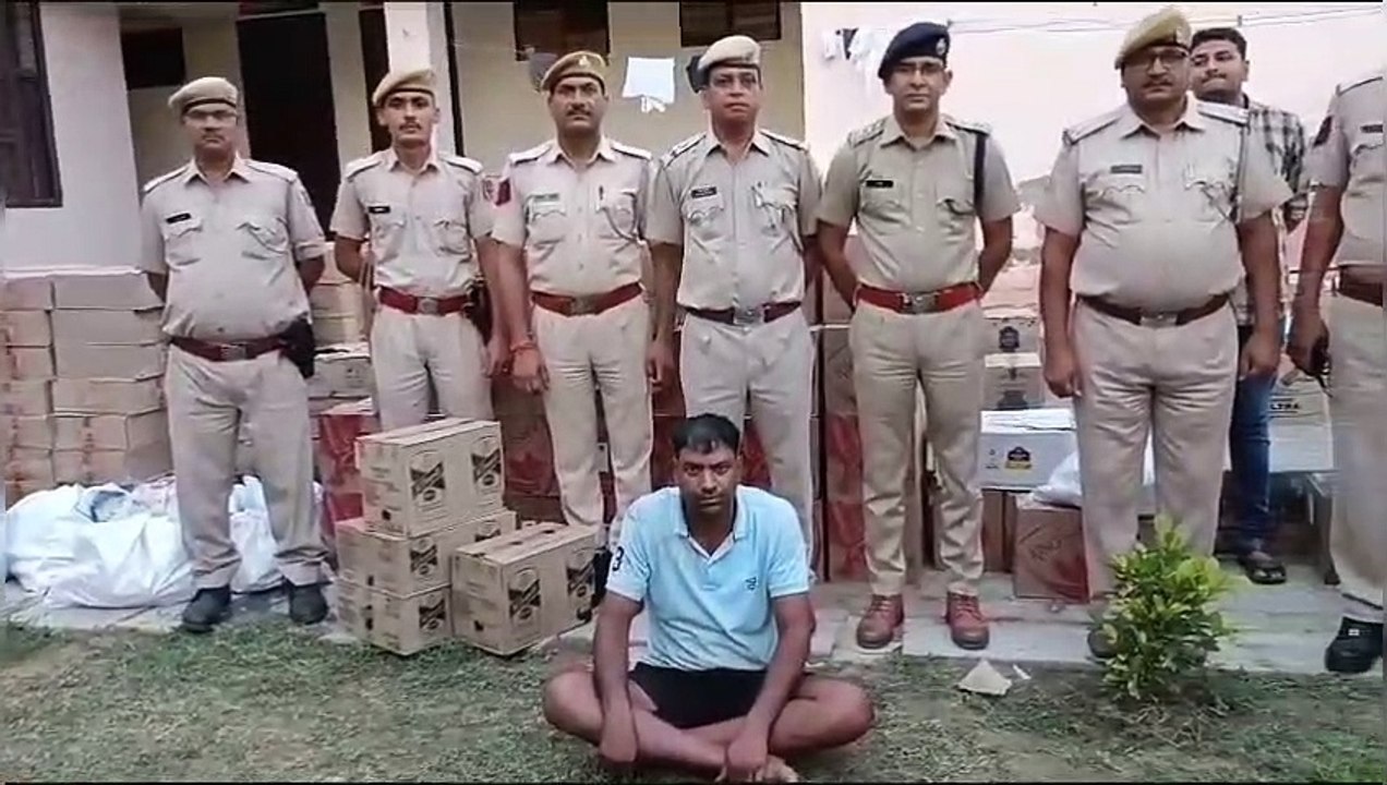 राजगढ़ क्षेत्र के माचाड़ी कस्बे में अवैध शराब क...