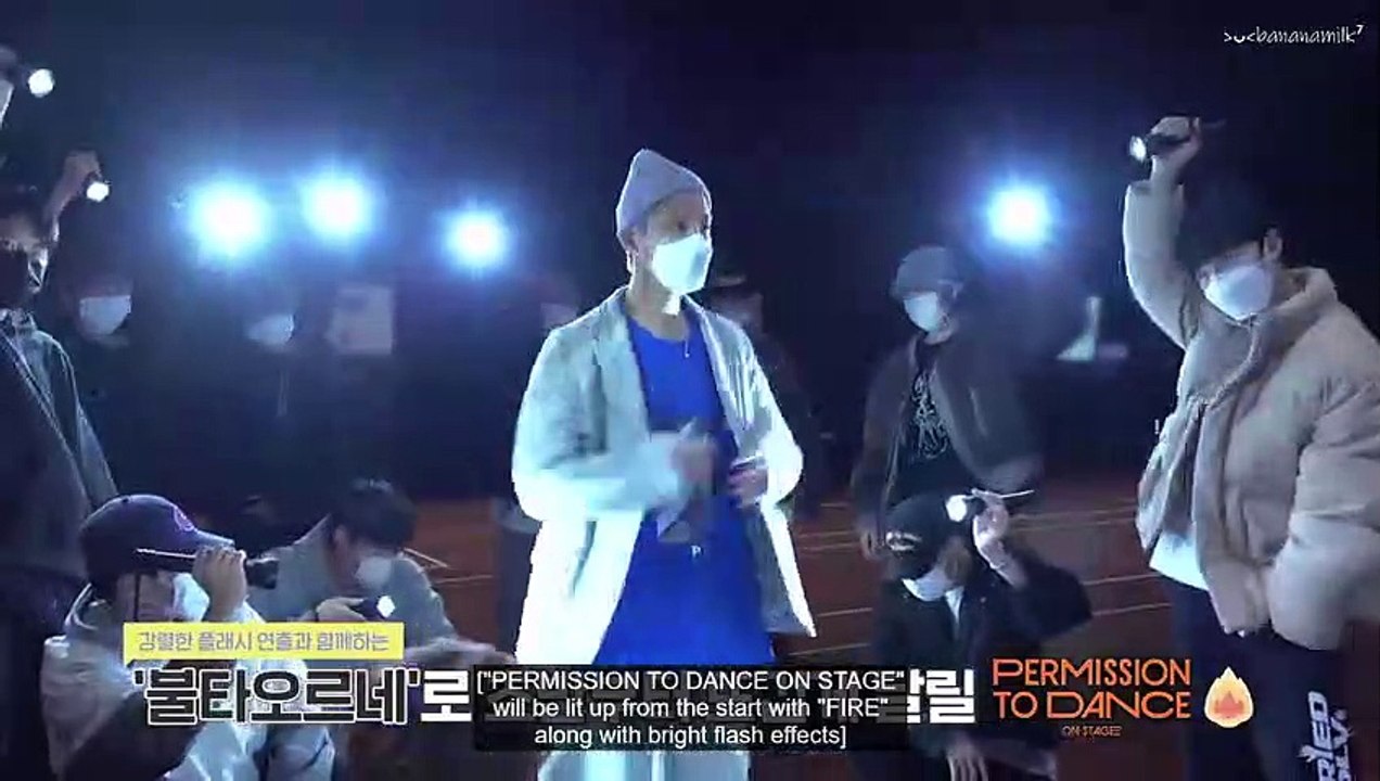 BTS Permission to Dance on Stage | Practice (Behind)