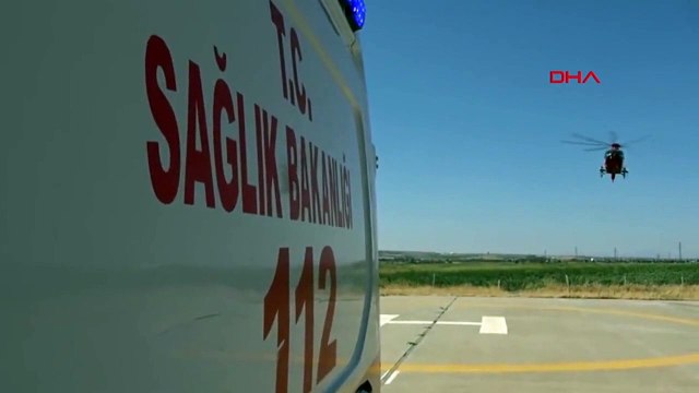 Sağlık Bakanı, kalp krizi geçiren hastanın ambulans helikopterle naklini duyurdu