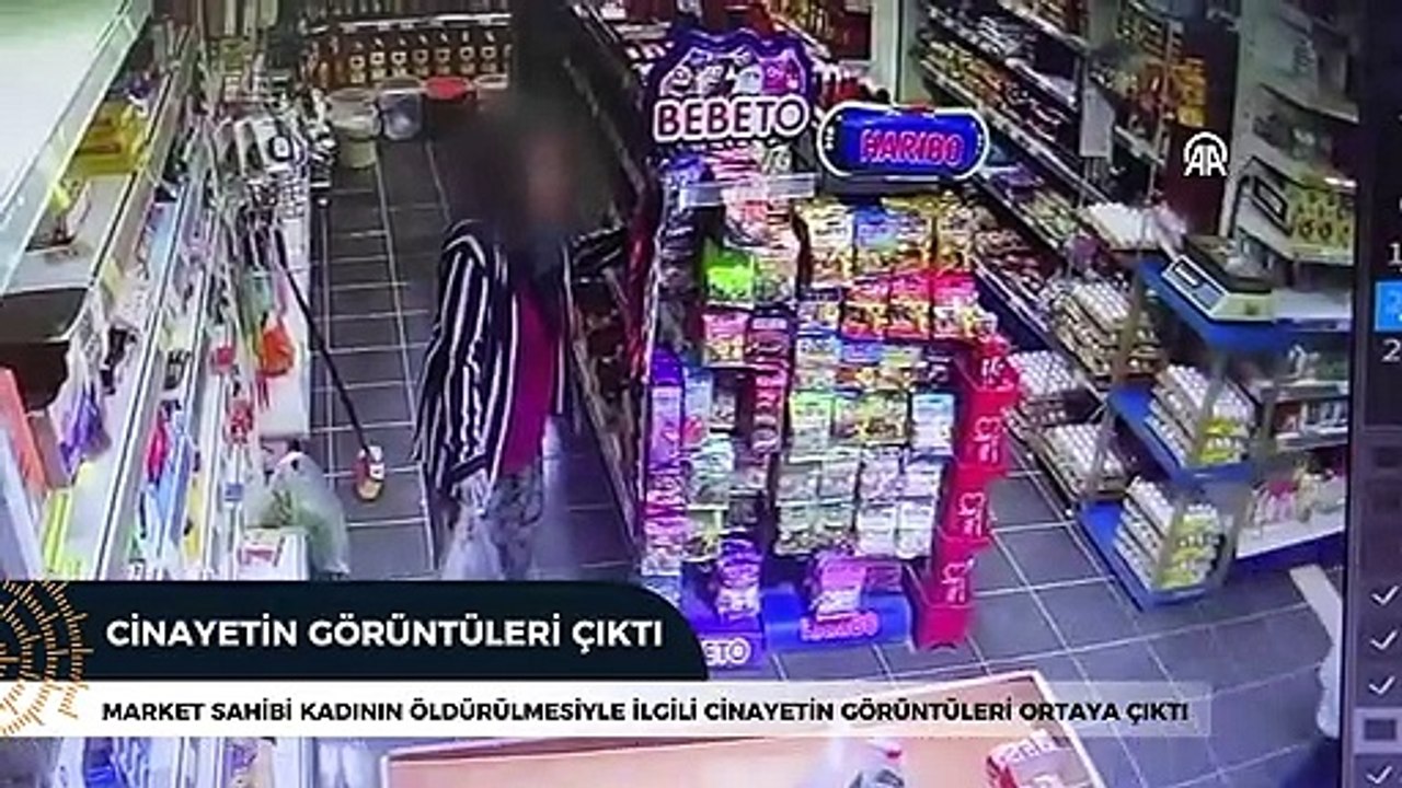 Denizli'de cinayet güvenlik kamerasında