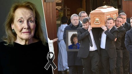 Chantal Nobel est décédée tôt ce matin. Les fans n'ont pas arrêté de pleurer pendant les funérailles