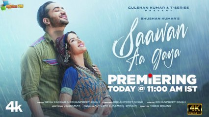 SAAWAN AA GAYA: Neha Kakkar, Rohanpreet Singh | Aly Goni, Jasmin Bhasin | Bhushan Kumar | 4k uhd video 2023