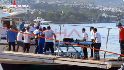 Ali Sabancı ve Vuslat Doğan Sabancı'nın tekne kazası sonrası görüntüleri