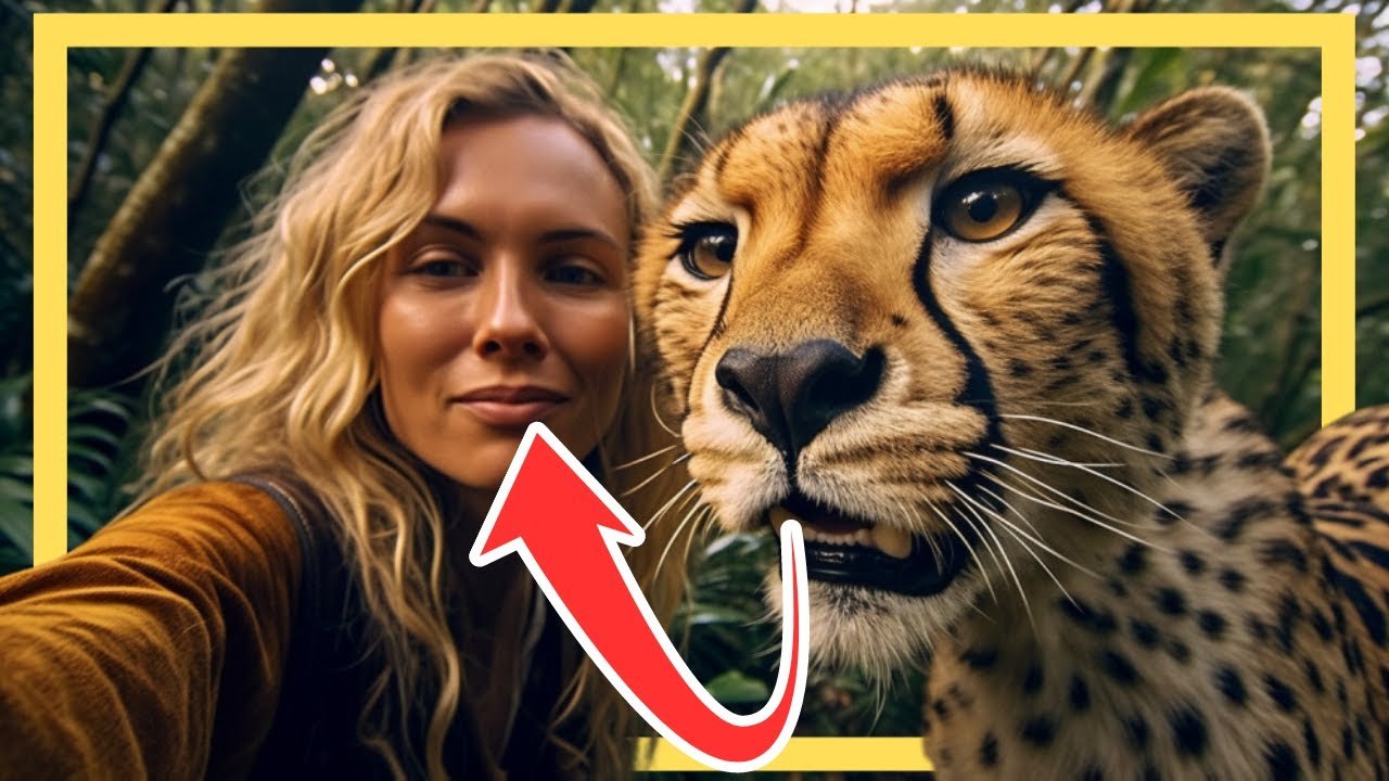 Wilder Gepard erkennt Frau, die ihm vor Jahren das Leben gerettet hat