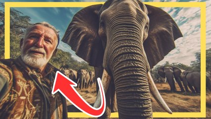 Wildelefant erkennt den Tierarzt, der ihn vor 12 Jahren behandelt hat