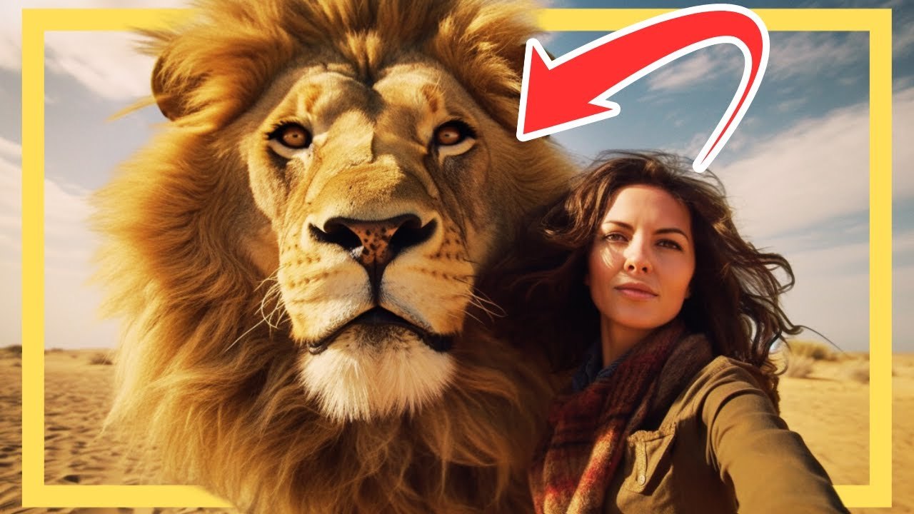 Der wilde Löwe erkennt das Mädchen, das sich vor acht Jahren um ihn gekümmert hat