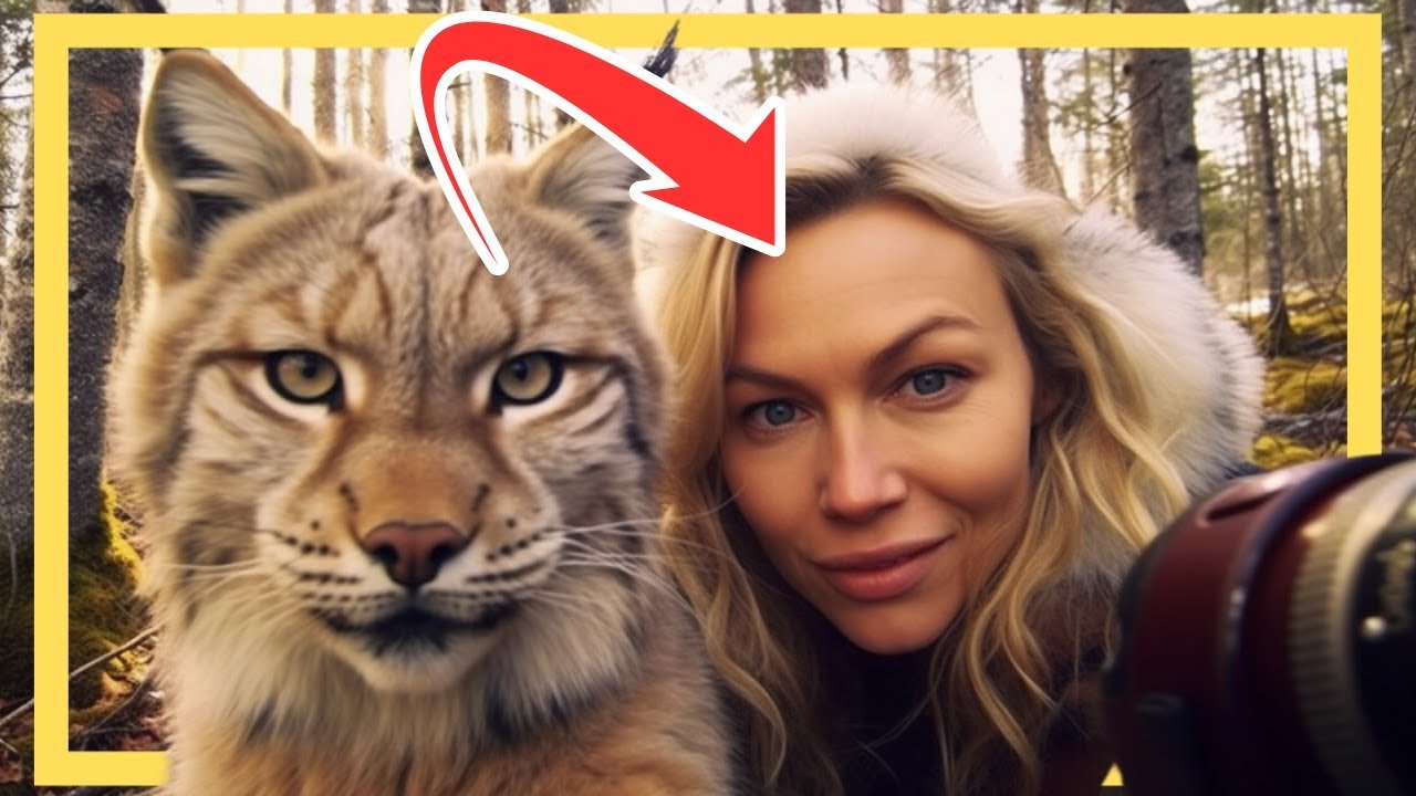 Wilder Luchs ERKENNT Frau Wieder, die ihn vor Jahren Gerettet hat