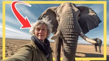 Ein wilder Elefant erkennt seinen menschlichen Lebensretter vor Jahren wieder