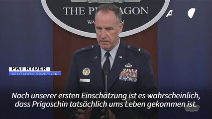 USA: Keine Hinweise auf Raketenabschuss von Prigoschin-Flugzeug