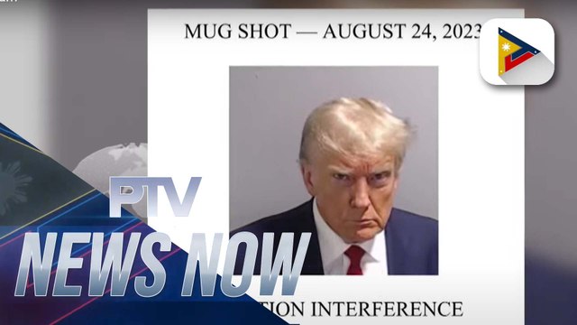 Former U.S. Pres. Trump surrenders in Atlanta; released on a pre-negotiated bond