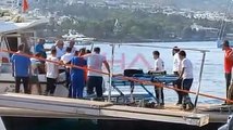 Yoros Adası'nda tekne kazasında yaralanan Ali Sabancı ve Vuslat Doğan Sabancı'nın Bodrum'a getirilişi