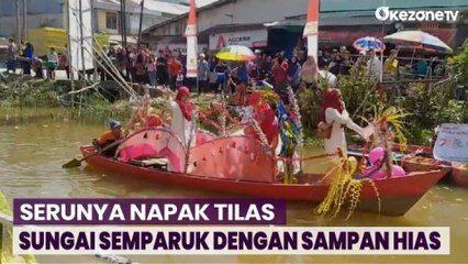 Descargar video: Pesona Sampan Hias Semarakan Perayaan HUT ke-78 RI di Semparuk, Kalbar