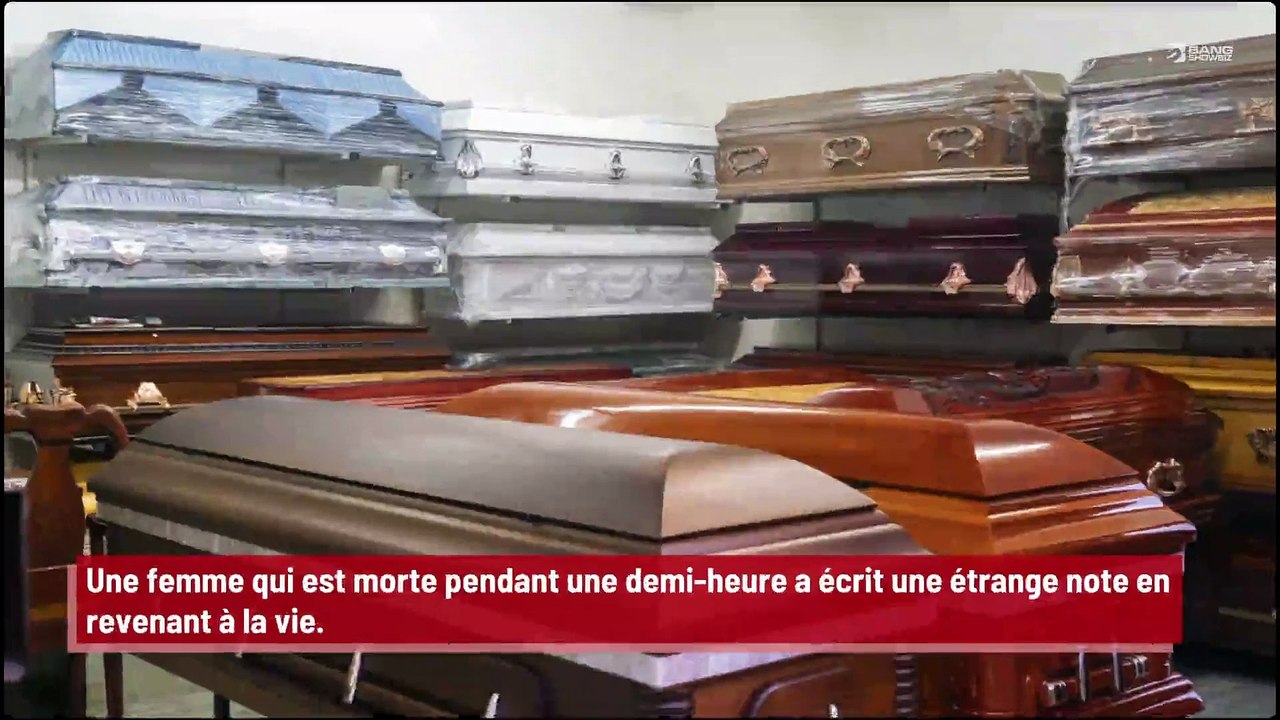 Une femme morte pendant une demi-heure écrit une note étrange en ‘revenant à la vie’