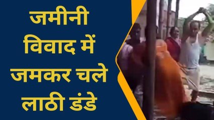 महिला प्रधान की पिटाई, कैमरें में कैद हुए लठैत