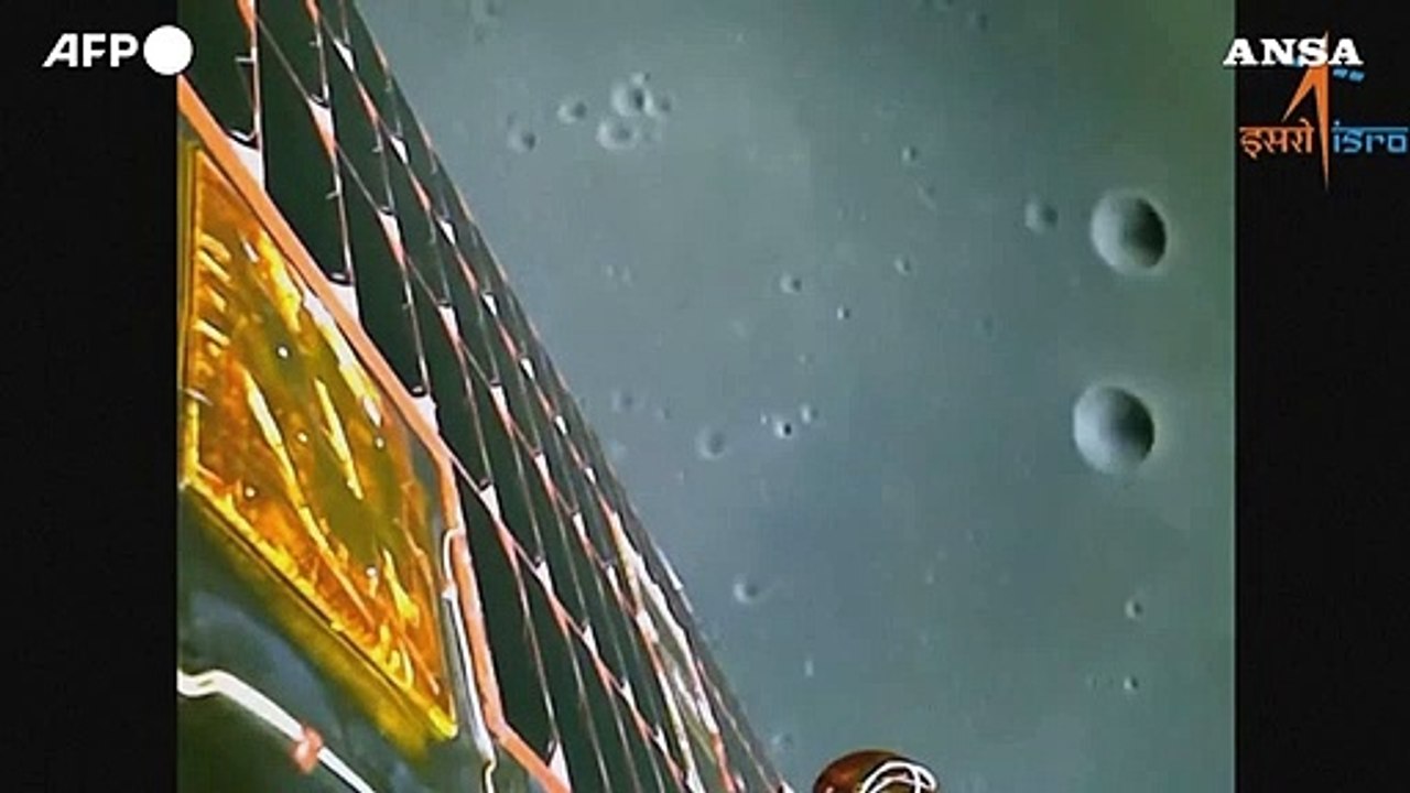 Chandrayaan-3, l'allunaggio del lander indiano Vikram
