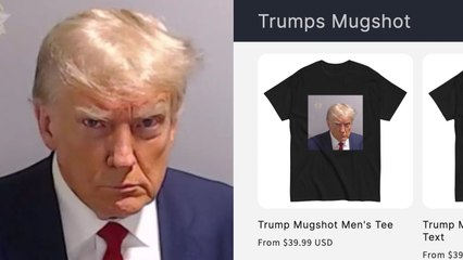 Donald Trump Ya Tiene Ropa Con La Foto De Su Ficha Policial