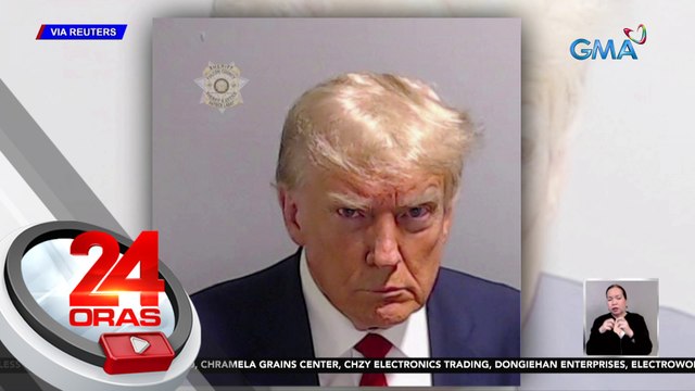 Ex-U.S. Pres. Trump, sumuko para sa kaso kaugnay sa tangka umanong pagbaligtad sa 2020 U.S. Elections | 24 Oras