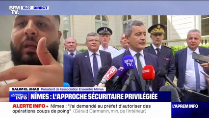 "On ne propose que des solutions de répression": Salim El Jihad, président de l’association “Ensemble Nîmes" réagit à la venue de Gérald Darmanin