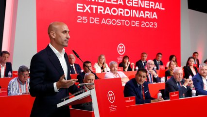 Intervención íntegra de Rubiales, que no dimite