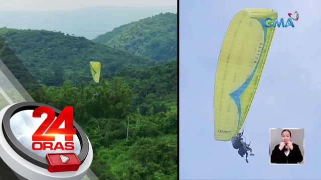 Pakiramdam ng paglipad, mae-enjoy sa tandem paragliding na perfect for beginners | 24 Oras