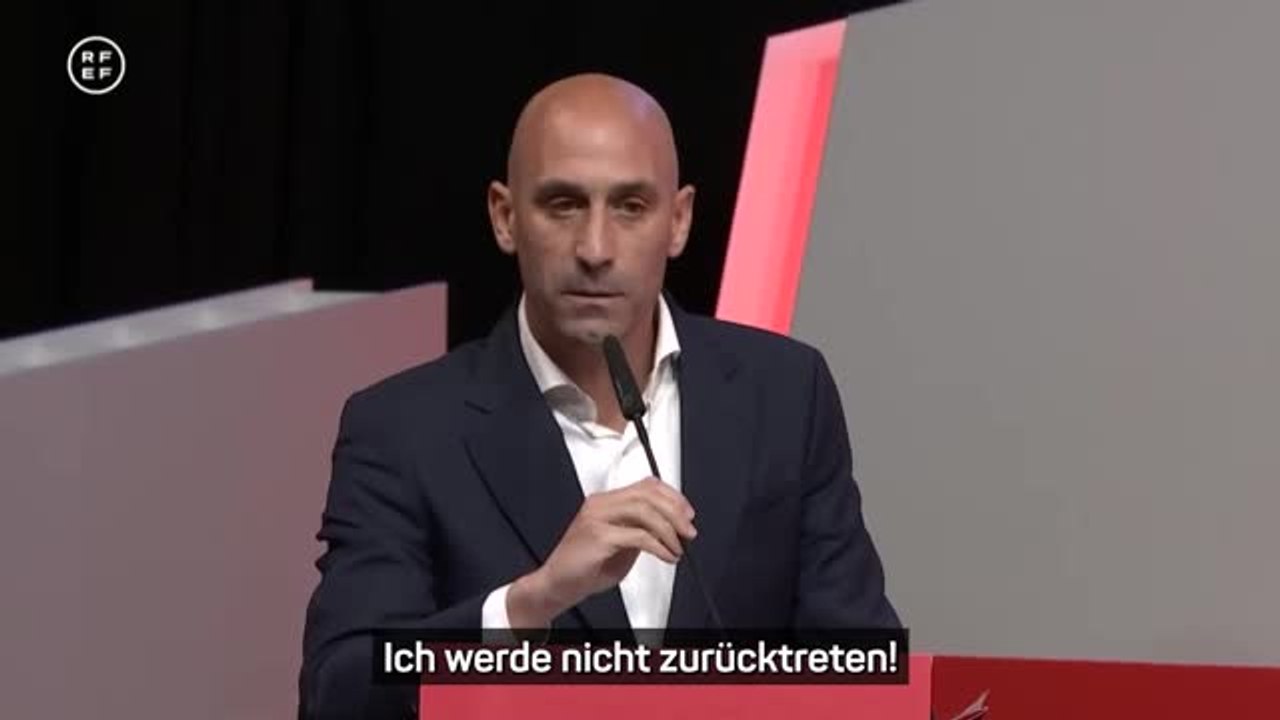 Rubiales: 'Ich werde nicht zurücktreten!'