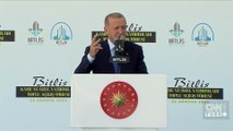 Son dakika... Erdoğan'dan Bitlis'te muhalefete mesaj: Ölmüş atı kamçılamanın kimseye bir faydası olmaz