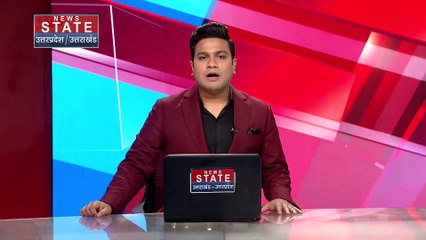 Uttar Pradesh : Noida में ट्रक से नीचे गिरा भारी सामान