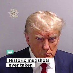 Historic mugshots ever taken before Donald Trump.