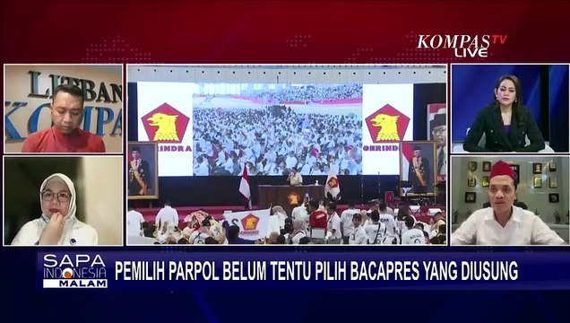 Survei Litbang Kompas Ungkap Pemilih Parpol Belum Tentu Pilih Bacapres Diusung, Begini Kata Gerindra