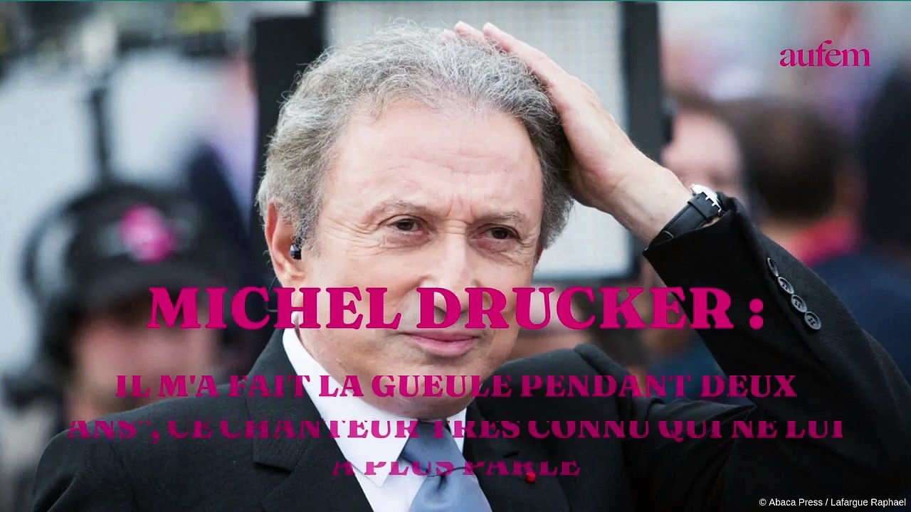 Michel Drucker : "Il m'a fait la gueule pendant deux ans", ce chanteur très connu qui ne lui a plus parlé