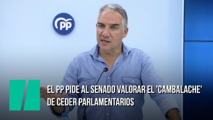 El PP pide un informe jurídico en el Senado para evaluar la cesión parlamentarios para que puedan formar grupo propio