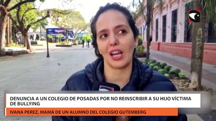 Denuncia a un colegio de Posadas por no reinscribir a su hijo víctima de Bullying