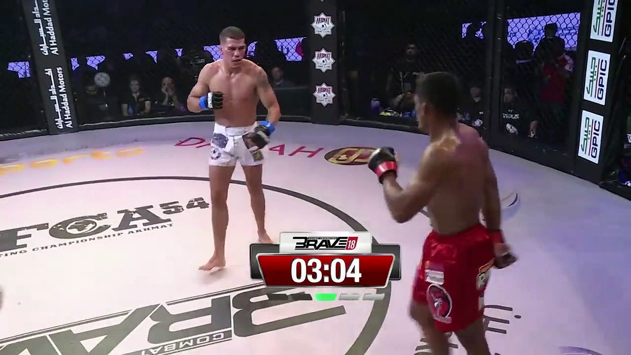 MMA Fight from BRAVE CF | Stephen Loman vs Felipe Efrain | BRAVE CF 18
