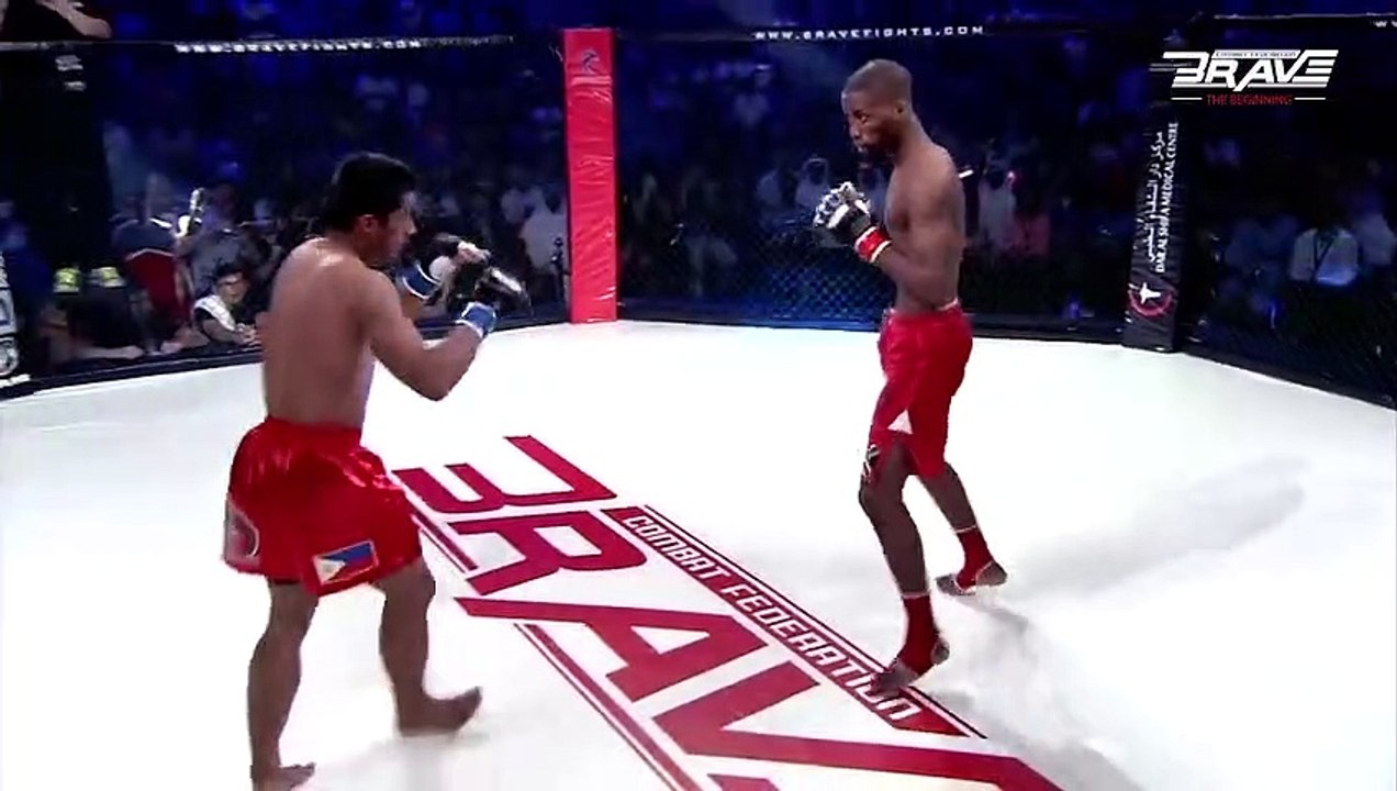 MMA Fight between Frans Mlambo vs Stephen Loman | BRAVE CF FREE MMA Fight