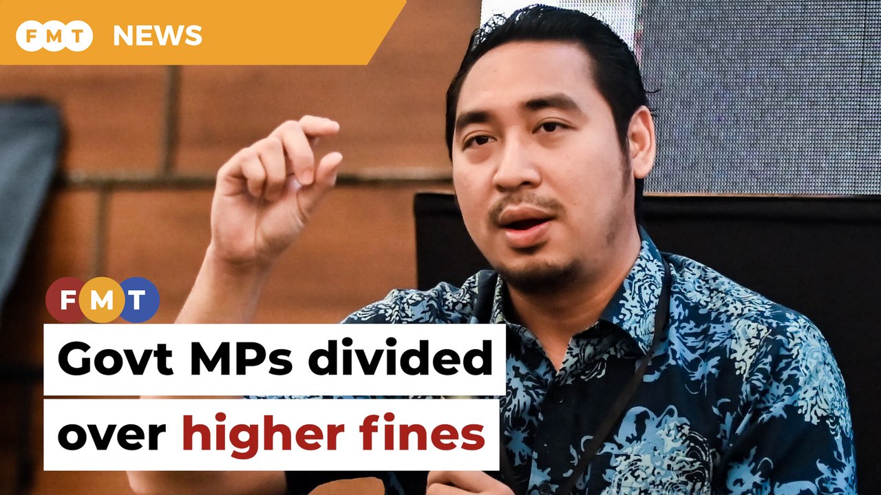 Govt MPs split on higher fines for unparliament...