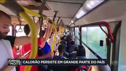 Calorão persiste em grande parte do país