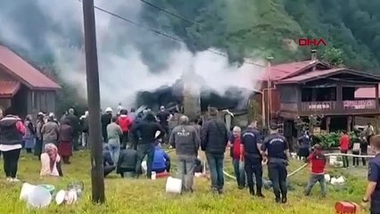 L'incendie de la maison du plateau d'Ayder a été éteint en 2 heures