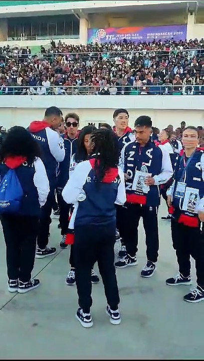 Jeux des îles 2023 : La délégation Réunion prête à défiler pour la cérémonie d'ouverture