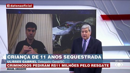 Delegado Geral/SC da mais detalhes sobre sequestro de menina de 11 anos