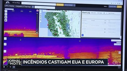 Incêndios florestais tomam conta dos EUA e países na Europa
