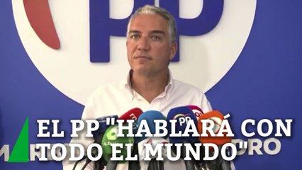 El PP "hablará con todo el mundo" para la investidura aunque tienen líneas rojas