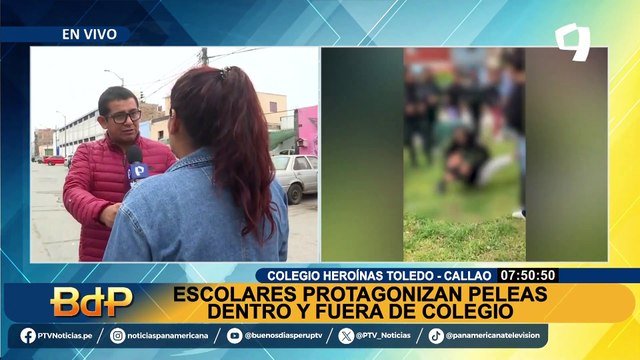 Callao: reportan constantes peleas entre escolares dentro y fuera de colegio