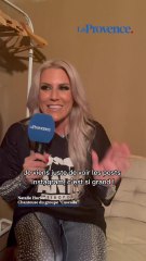 L'interview de la chanteuse de "Cascada", avant de monter sur scène au Delta festival à Marseille