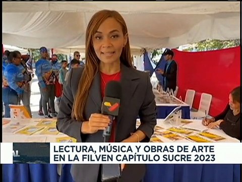 18º Edición Filven cap. Sucre instalada en Cumaná promoviendo la lectura, música y obras de artes