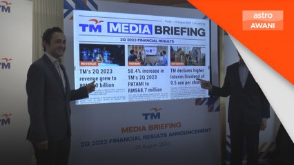 Untung bersih suku kedua TM melonjak 50.43 peratus