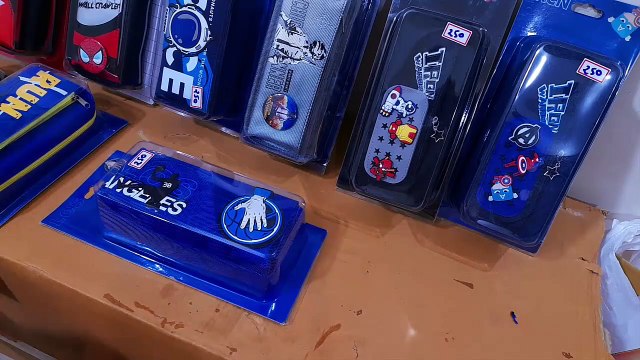 Unboxing and Review of Pencil Case Large Capacity Pen Bag, Cute Cartoon Stationery Organizer Detachable Zipper Pen Pouch, Polyester Pencil Bag Storage Box for Boys Girls Teen Student