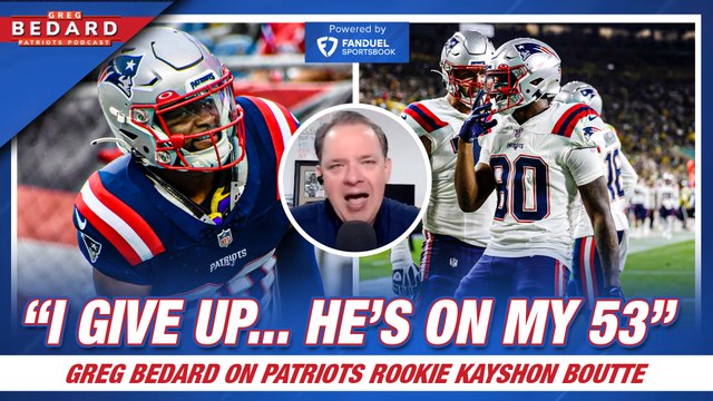 Bedard Has Kayshon Boutte MAKING Patriots 53-Man Roster