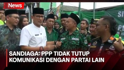 Sandiaga Tegaskan PPP Tidak Tutup Komunikasi dengan Partai Lain