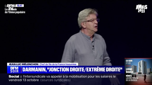 Jean-Luc Mélenchon sur Gérald Darmanin: C'est lui que nous aurons à affronter