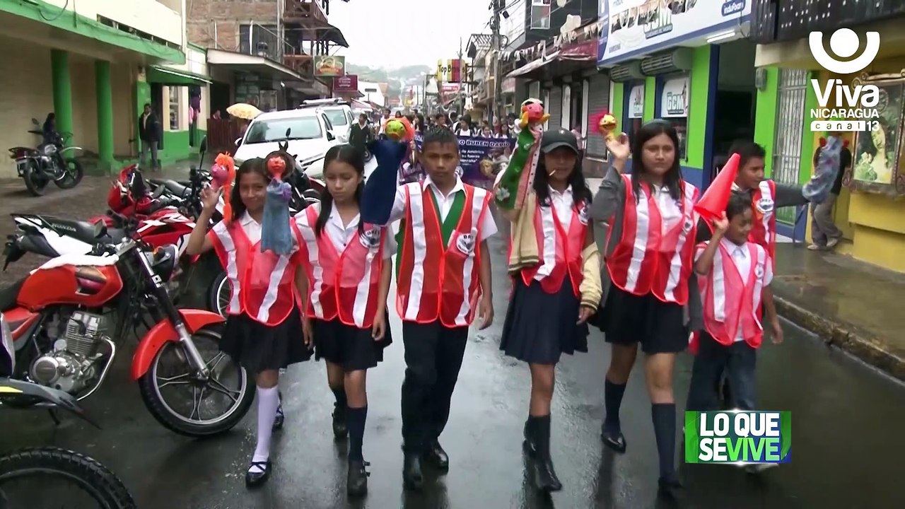 Realizan caminata en Matagalpa para promover la conciencia vial